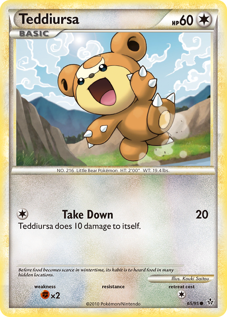 Unleashed Teddiursa #65/95